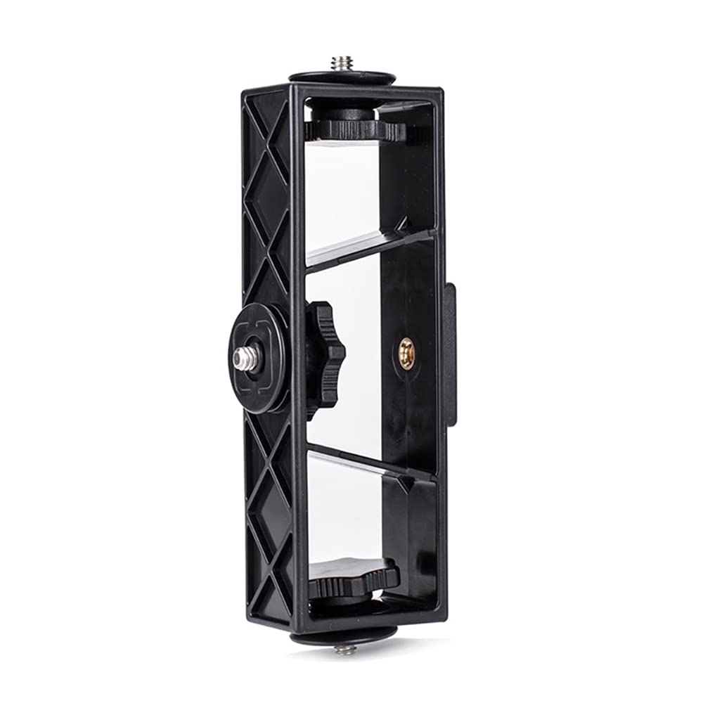 Triple Multi-Function Extension Bracket with 1/4” Screw for Tripod Stand - Perfect for Live Streaming, Photography, and Video Recording