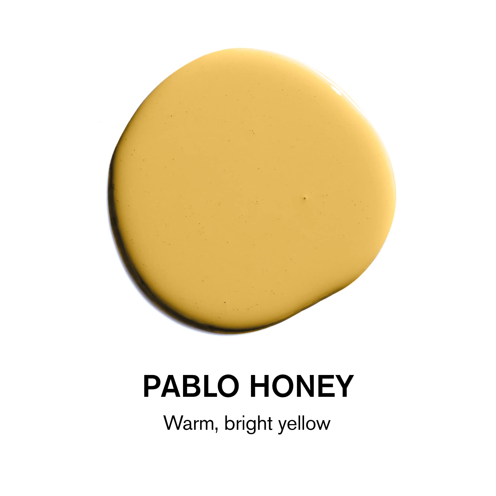 Premium Cabinet & Door Paint - Durable, Washable Semi-Gloss Finish | Self-Priming, Low VOC, Green Wise Certified | Pablo Honey Warm Yellow (0.5 Gallon) | Perfect for Kitchen Cabinets, Furniture & Home Decor Projects
