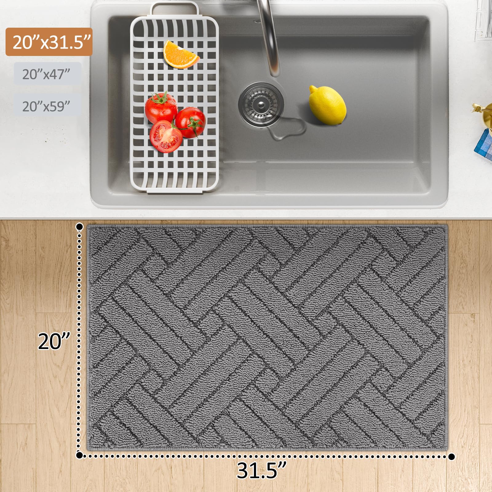 Non-Slip Kitchen Rugs 20