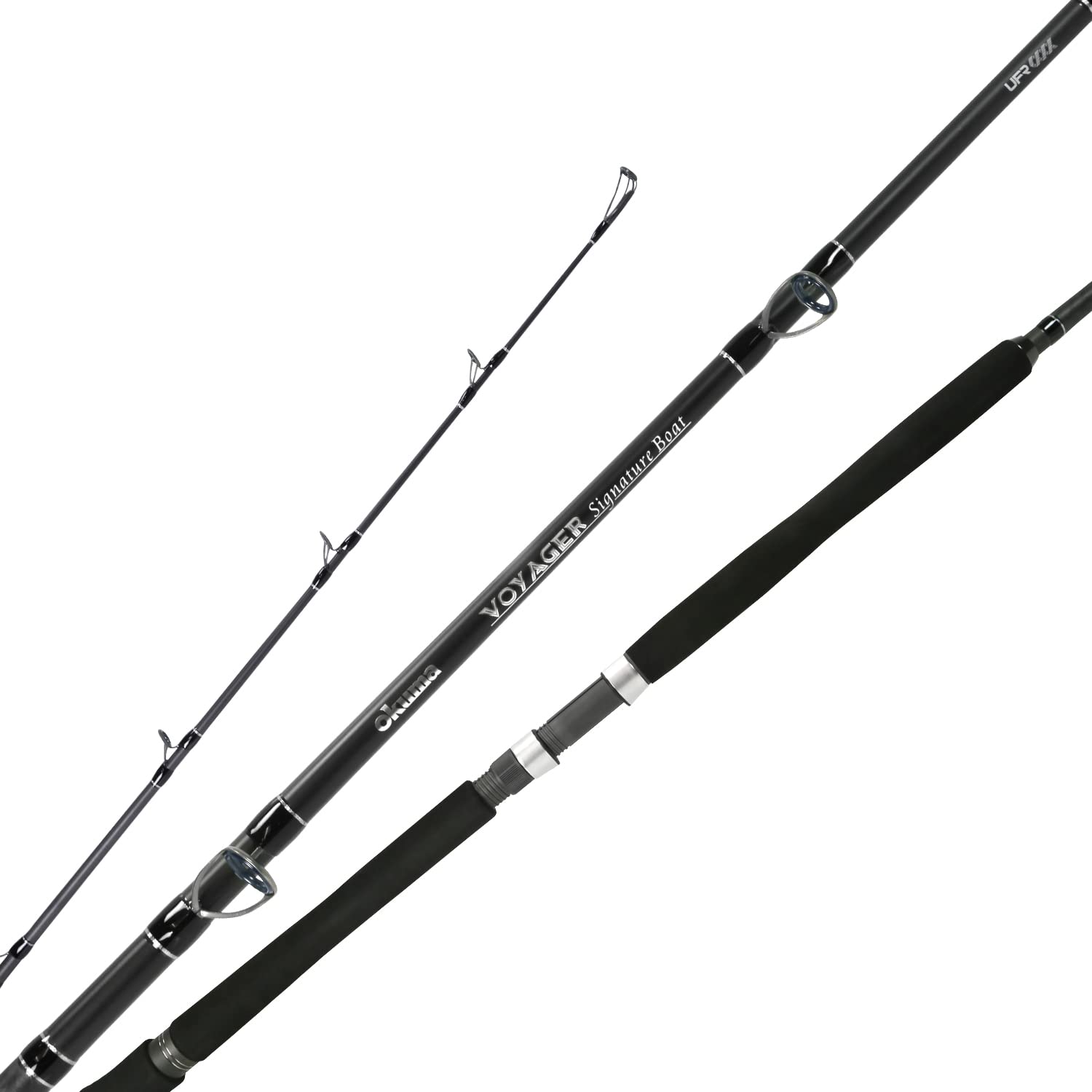 Okuma Voyager Signature 3 & 4 Piece Travel Fishing Rods - Lightweight Compact Spinning Rods for Travel, Backpacking & Saltwater Fishing