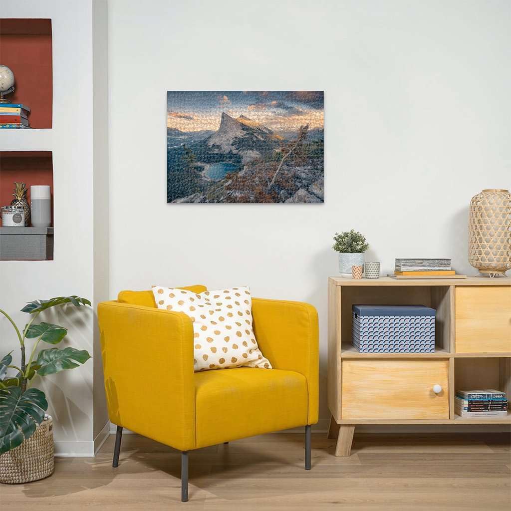 Ravensburger 12000033 - Sunset in the Mountains 1000 Piece Jigsaw Puzzle for Adults & Teens 14+ | Landscape & Nature Puzzle for Family Game Night & Relaxation