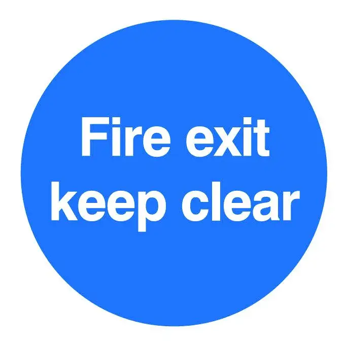 Fire Exit & Emergency Safety Signs - OSHA Compliant for Buildings, Offices & Public Spaces - Enhance Workplace & Public Safety