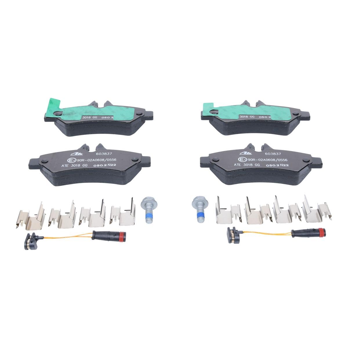 ATE 13-0460-3837-2-02 Brake Pads - Premium Disc Brake Pads for Smooth & Quiet Stopping | Perfect for Daily Commuting & City Driving