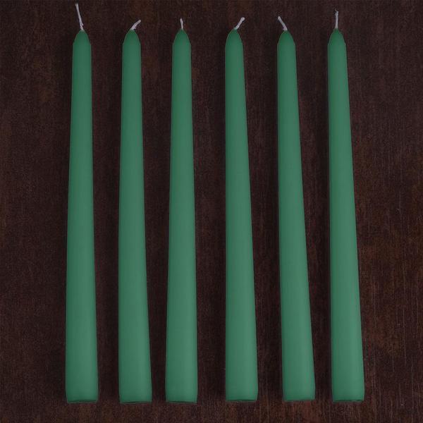 12-Pack Premium 10-Inch Taper Candles for Dining Table, Wedding Decor, and Romantic Ambiance - Long-Lasting Dripless Wax Candles for Home & Events