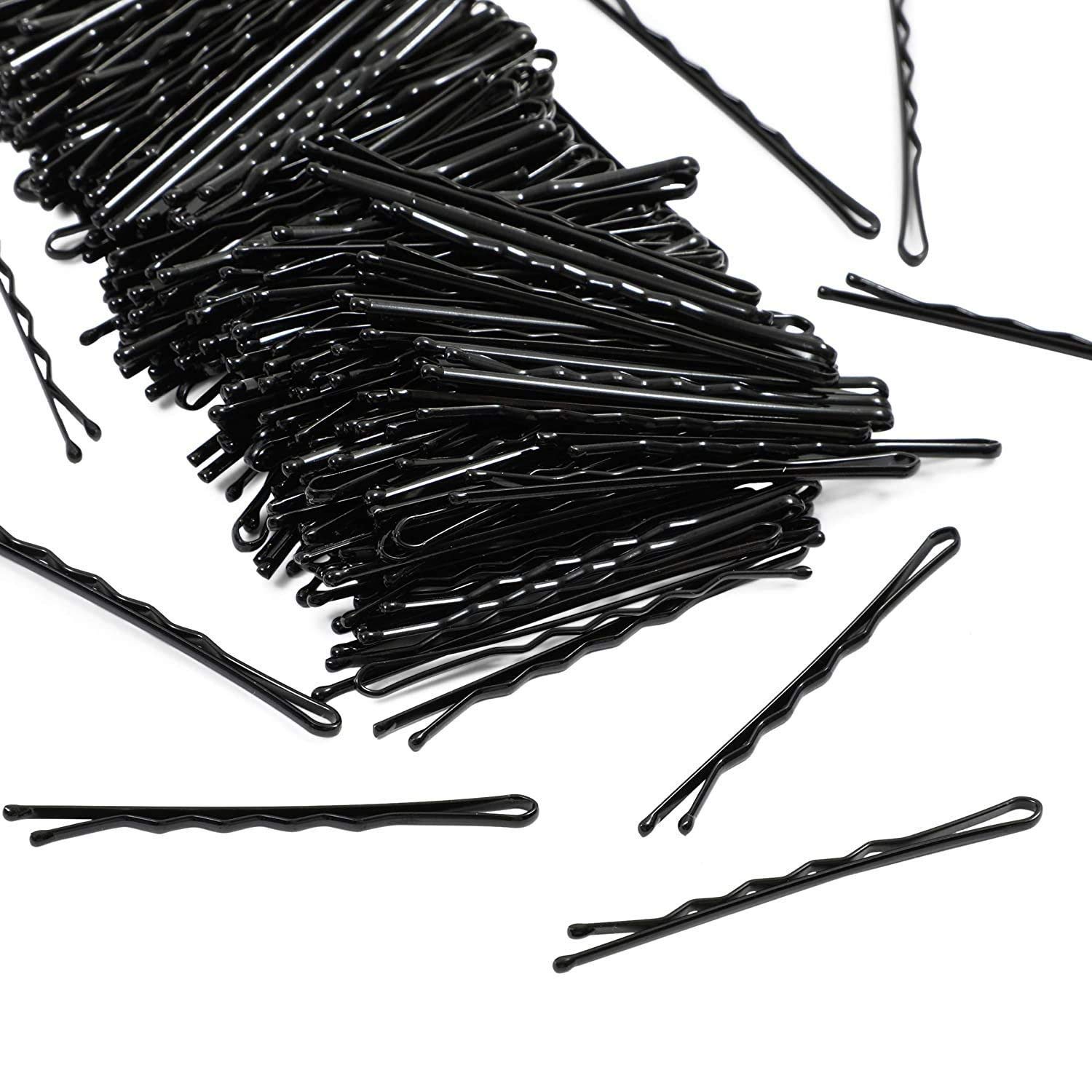 50PCS Black Metal Hair Clips & Bobby Pins - Serene Touch Hair Styling Pins for Women & Girls, Salon Quality Hair Accessories | Perfect for Updos, Braids, Bun Hairstyles & Everyday Use