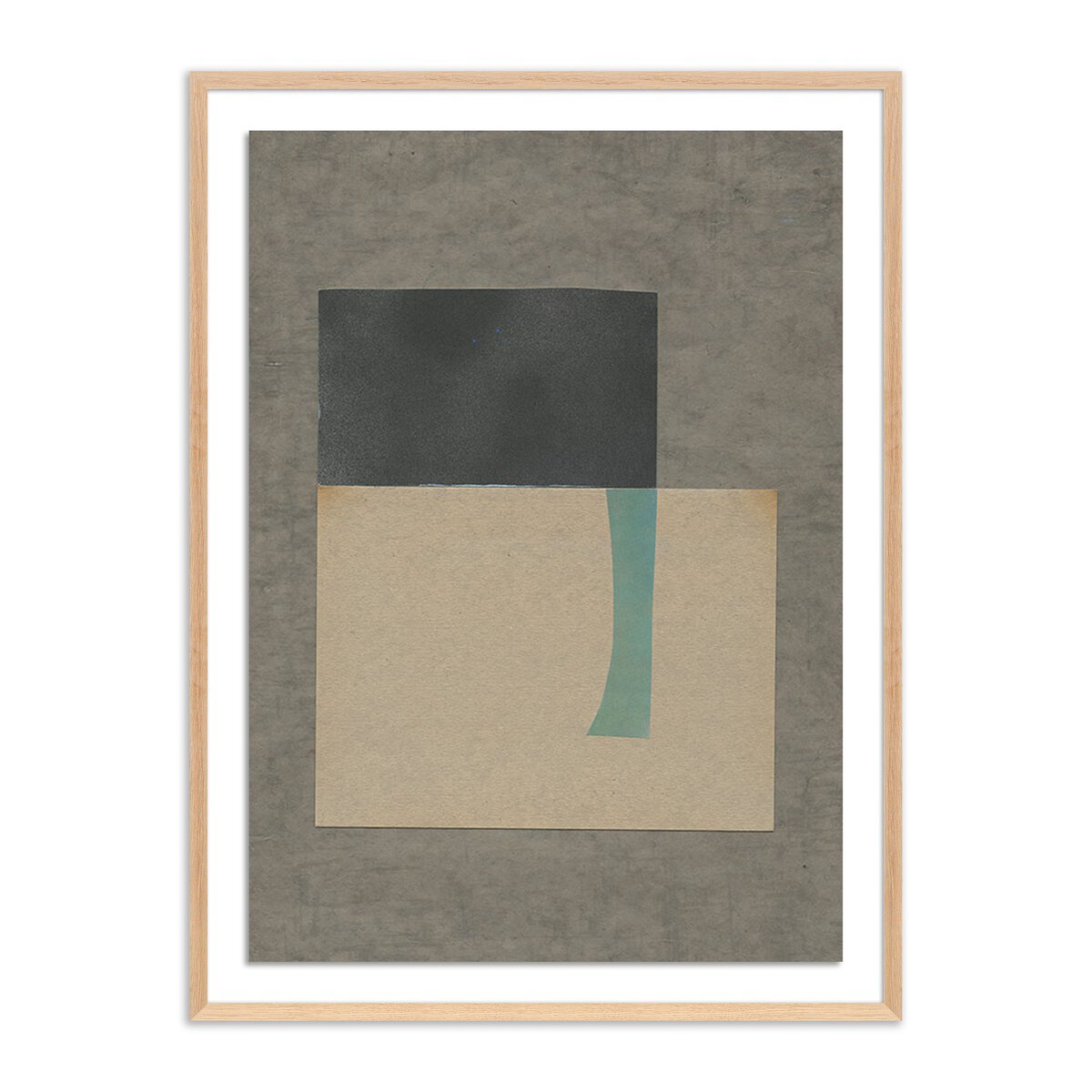Ambiant By Amy Berlin 36x48 White Oak Wall Art - Modern Abstract Painting for Living Room, Bedroom & Office Decor
