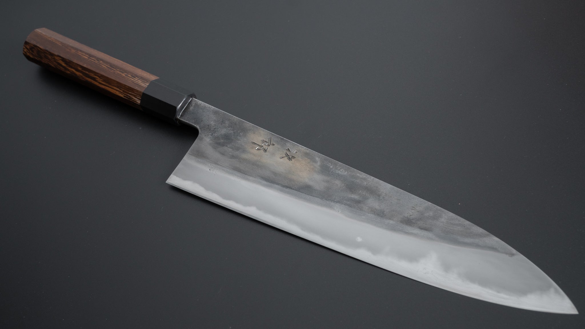 Premium Jiro Tsuchime Wa Gyuto 255mm Japanese Chef Knife with Taihei Tagayasan Handle (#266) - Perfect for Sushi, Meat Cutting & Professional Kitchen Use