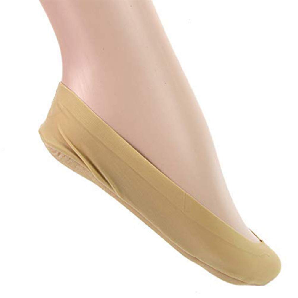 EXCEART 3D Padded No Show Socks for Men & Women - Breathable Sponge Cushion Liner with Arch Support - Invisible Low Cut Socks for Sneakers & Loafers (Black) - Perfect for Running, Walking & Daily Comfort