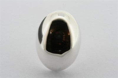Oval Bubble Ring for Women - Elegant Stackable Gold or Silver Plated Jewelry - Perfect for Everyday Wear, Gifts & Special Occasions