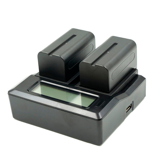 Promaster NP-F770 Dual Battery and Charger Kit for Sony Cameras - Perfect for Travel, Vlogging, and Professional Photography