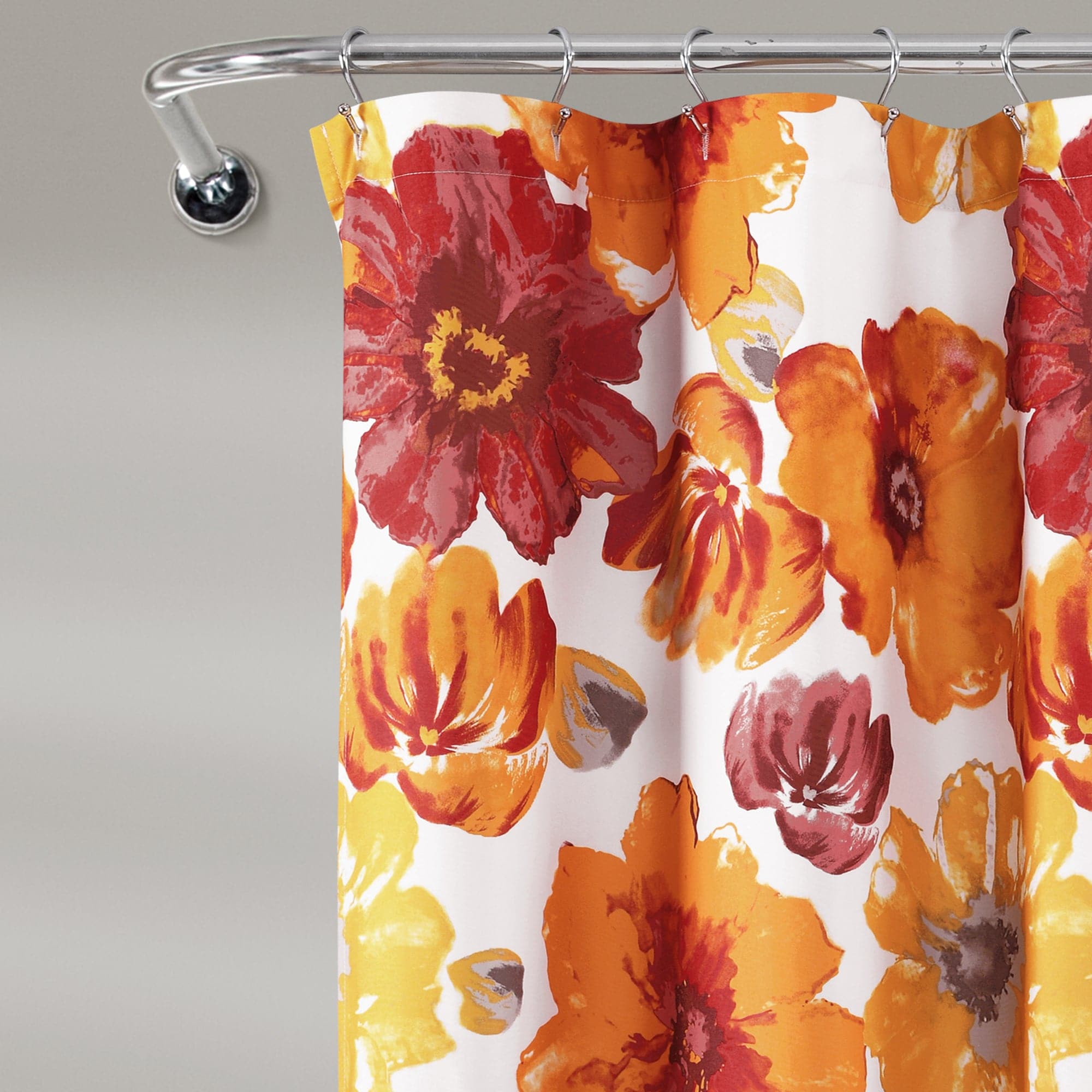 Leah Waterproof Shower Curtain with Hooks - Elegant Bathroom Decor for Home & Hotel Use