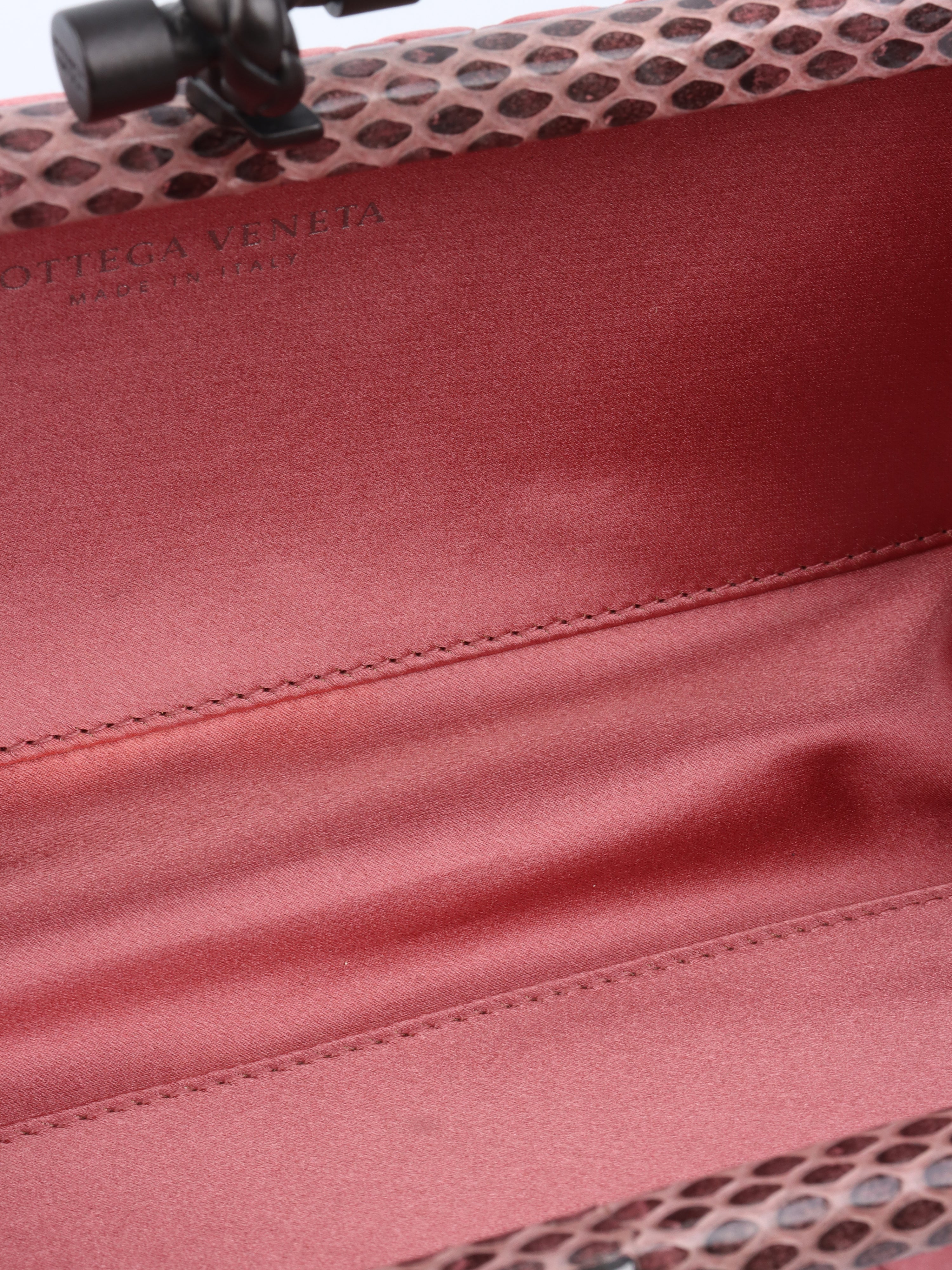 Bottega Veneta Pink Intrecciato Leather Long Clutch Bag - Luxury Woven Crossbody Purse for Women | Perfect for Evening Parties, Weddings & Special Occasions