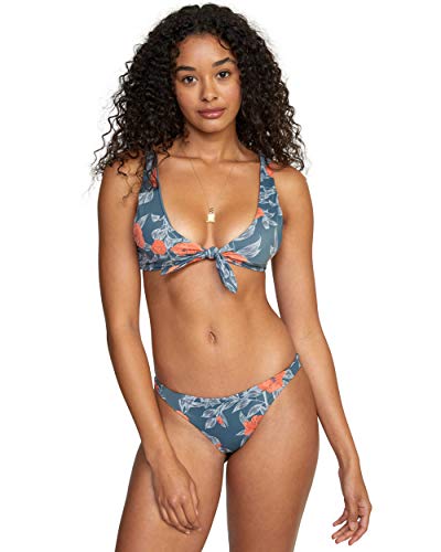 Tie Front Bralette/Stormy Blue