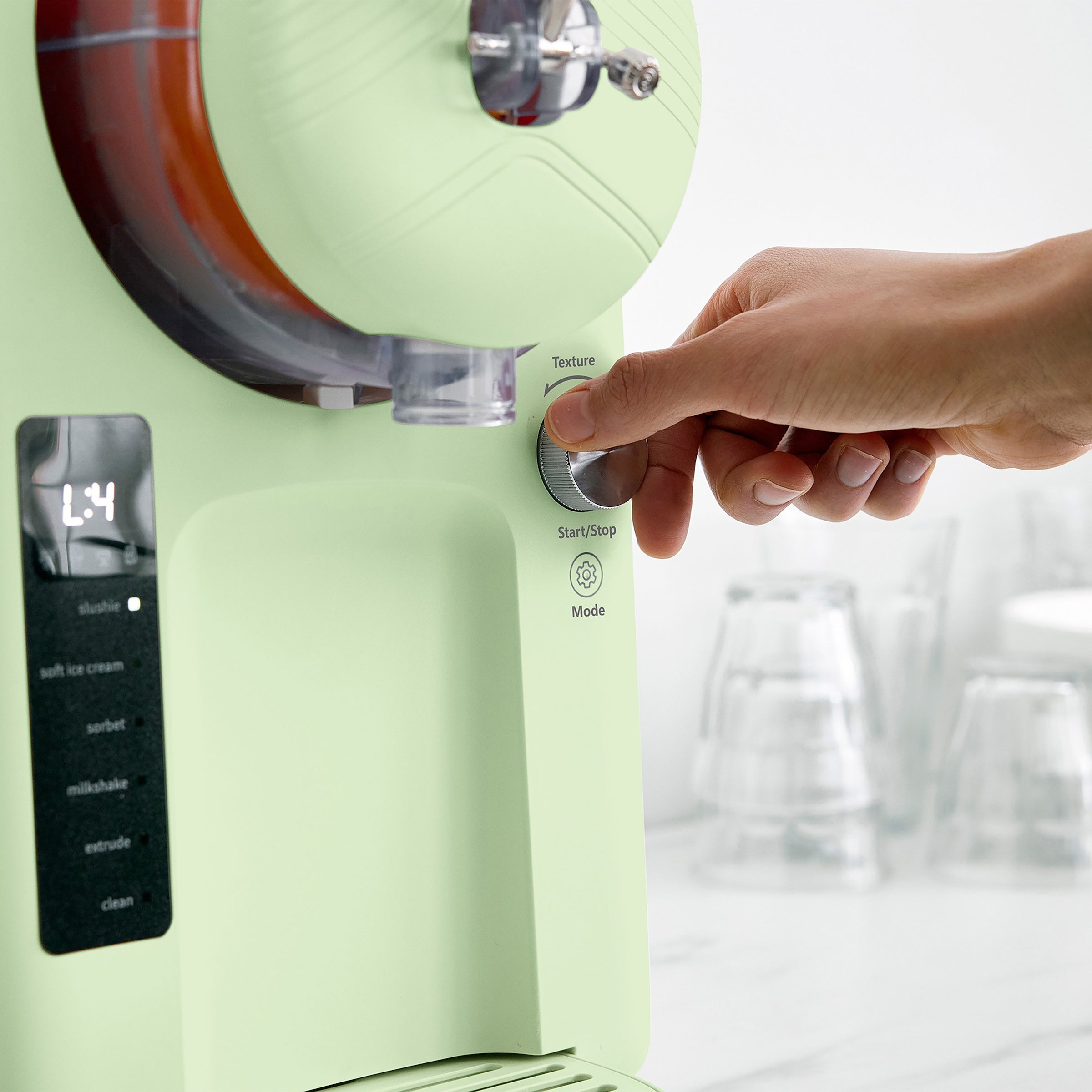 Frost Ice Cream & Frozen Drink Maker - Make Homemade Pistachio Ice Cream, Smoothies & Frozen Treats | Perfect for Parties, Desserts & Summer Refreshments