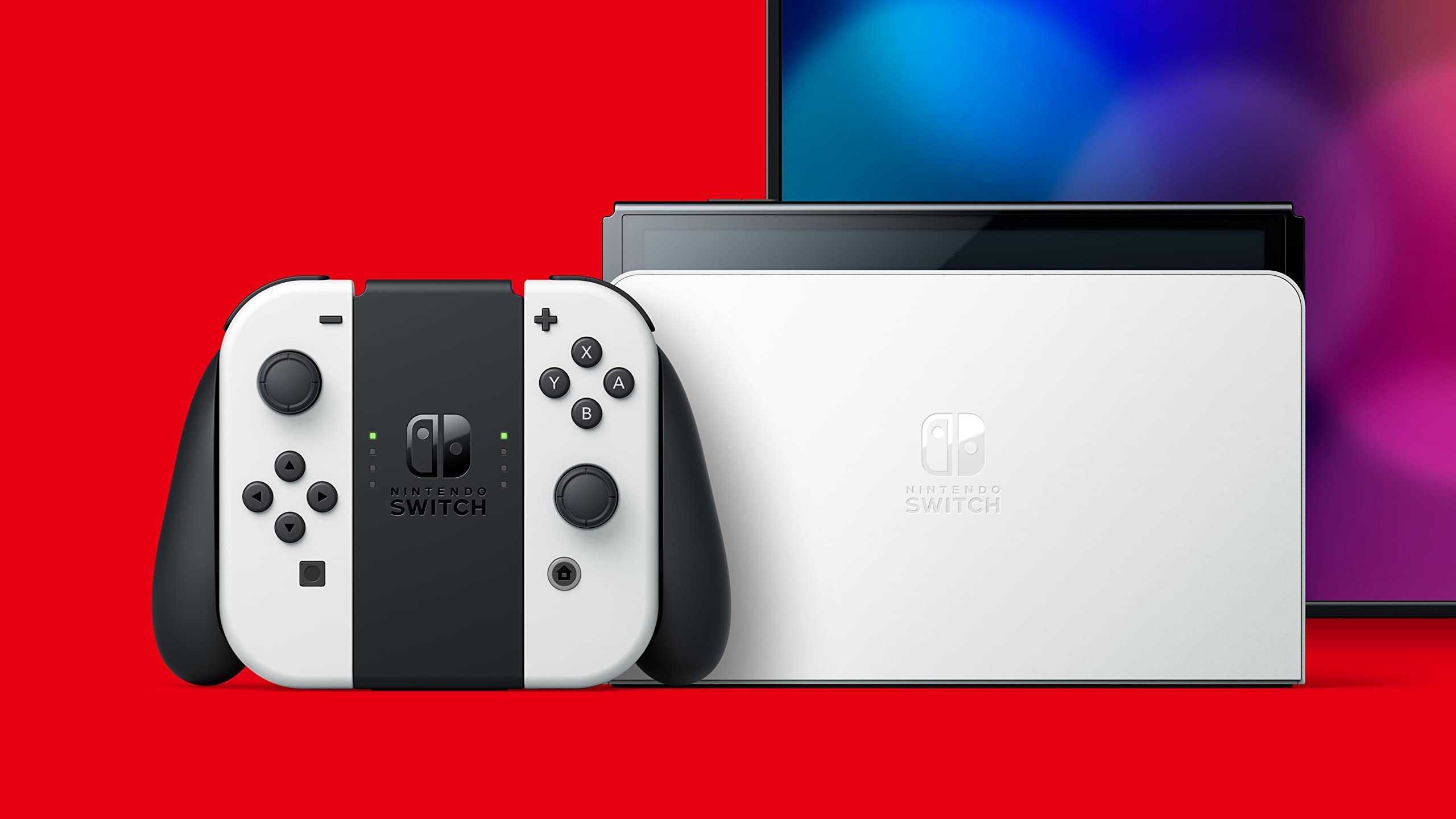Nintendo Switch OLED Model - White Console with 7