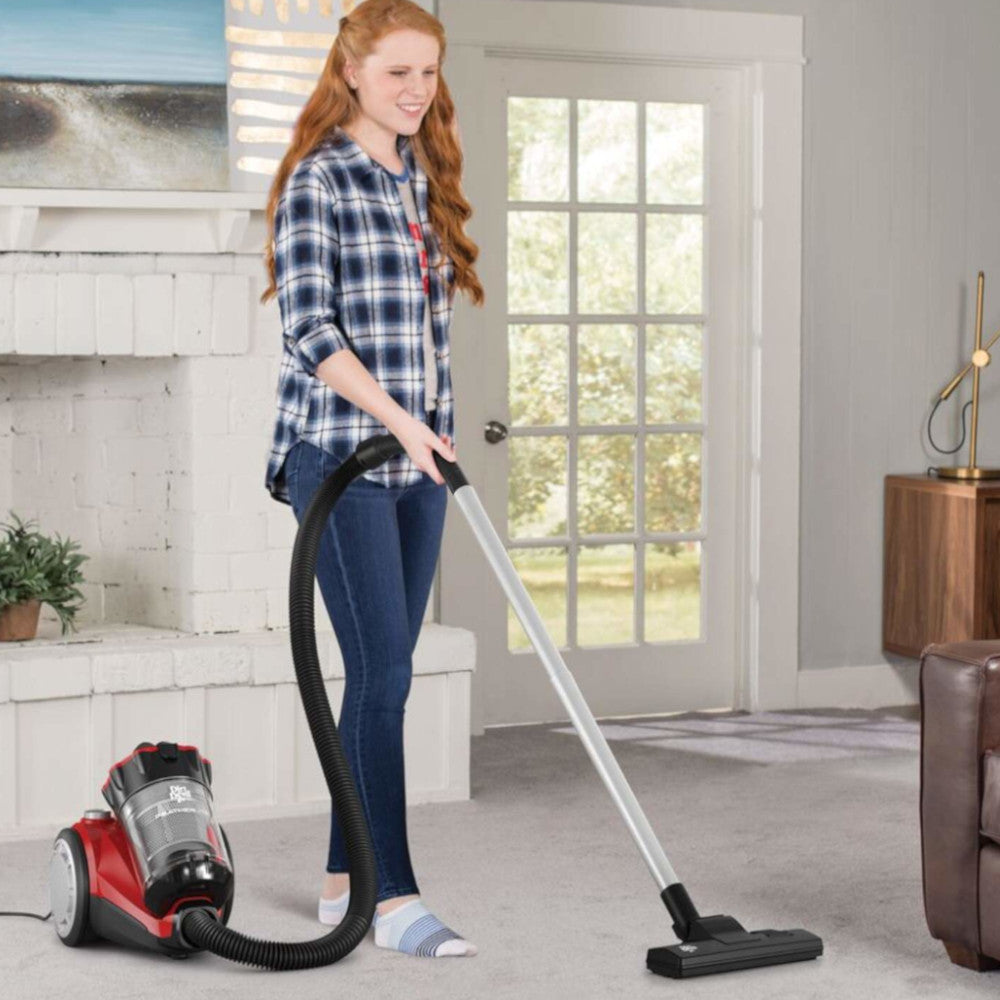 Dirt Devil SD40121CDI FeatherLite Cyclonic Lightweight Bagless Canister Vacuum Cleaner - Certified Refurbished with Home Essentials Warranty - Perfect for Hardwood Floors, Carpets & Pet Hair Cleaning
