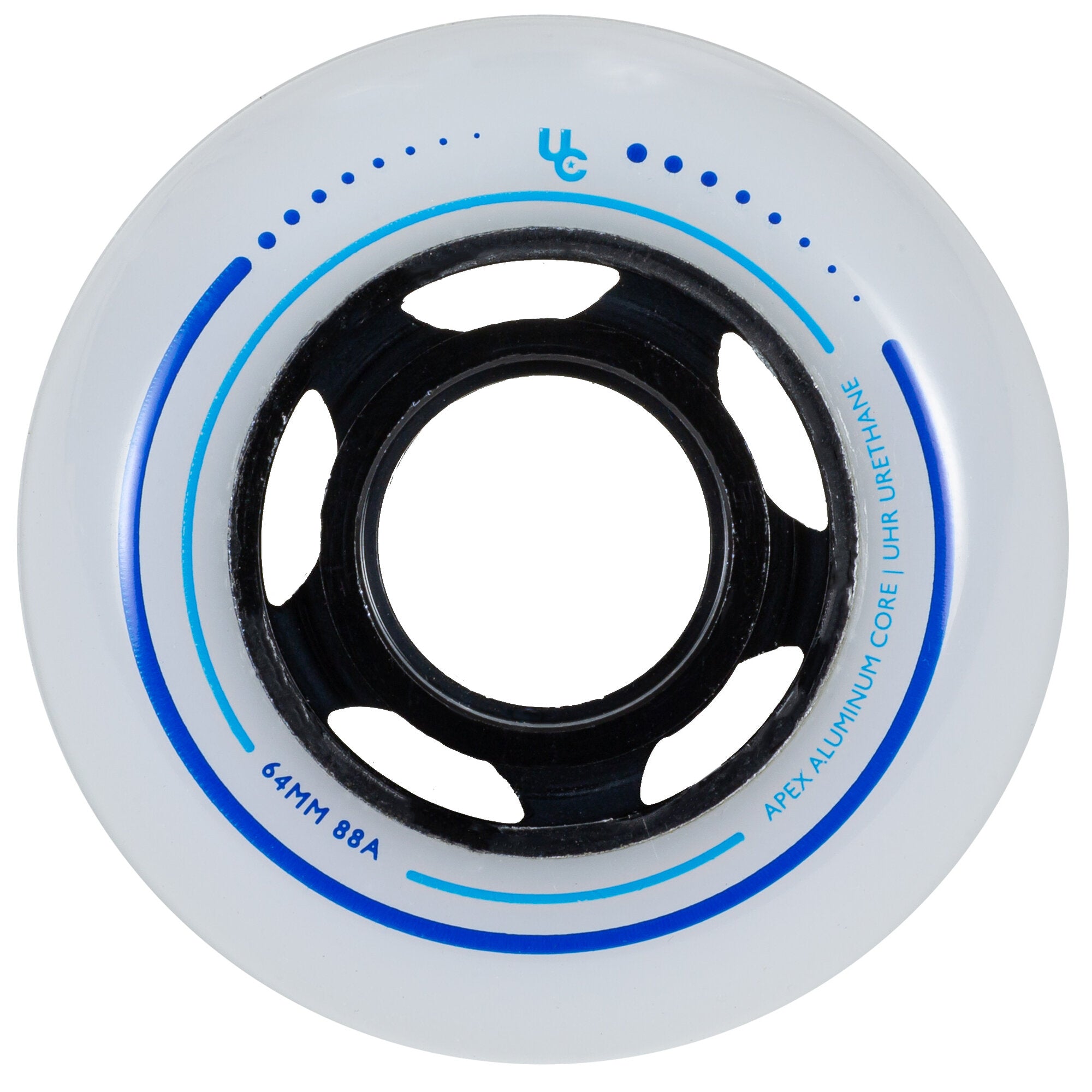 Apex 64/88A Skateboard Wheels - 4 Pack Set for Smooth Riding - Perfect for Street Skating, Cruising & Tricks