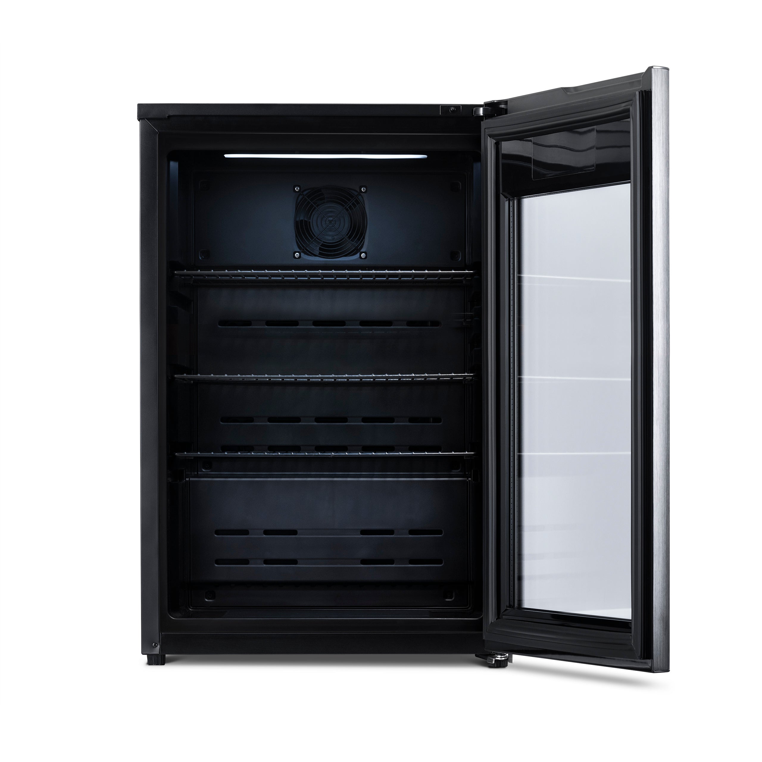 Newair® 125 Can Freestanding Black Beverage Cooler - Energy Efficient Beer Fridge & Wine Chiller for Home, Office, or Man Cave - Perfect for Parties, Game Nights & Entertaining Guests