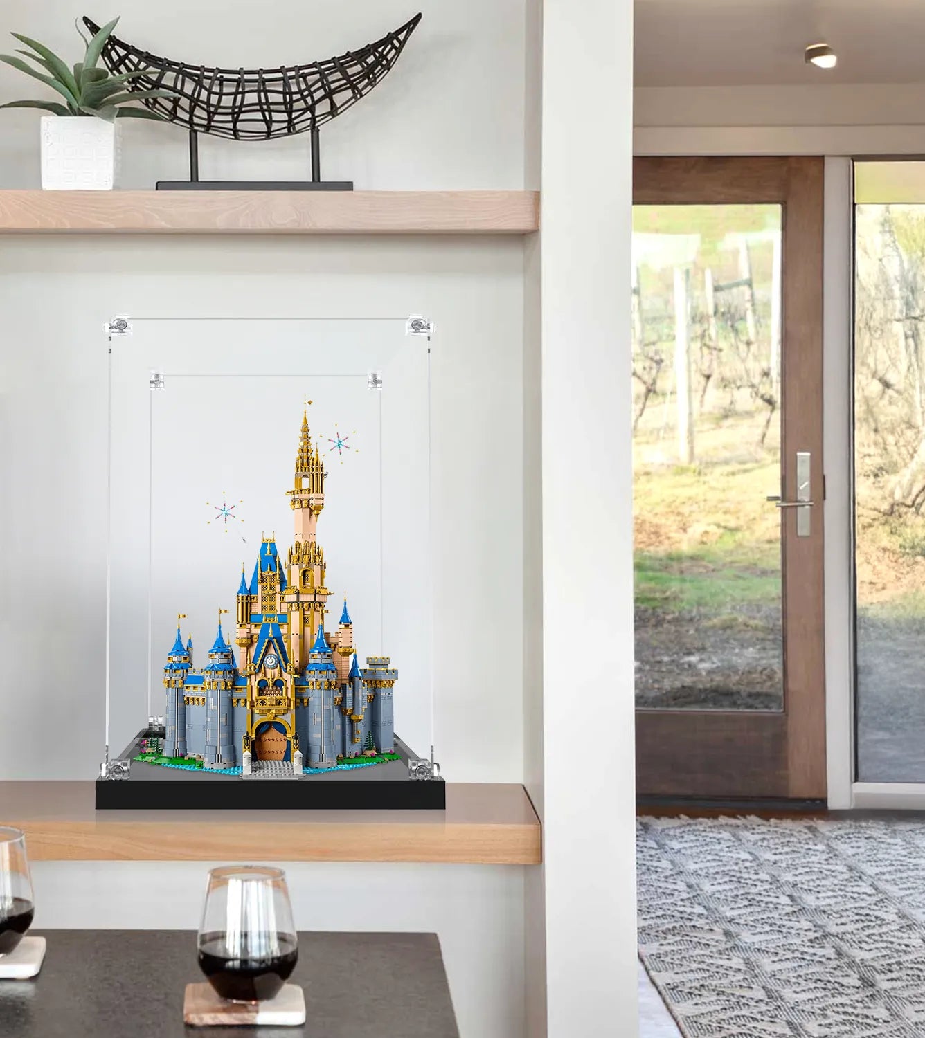 LEGO® Disney Mickey and Friends Disney Castle 43222 Display Case - Premium Acrylic Protector for Collectible Building Sets - Perfect for Showcase, Dust Protection & Home Decor