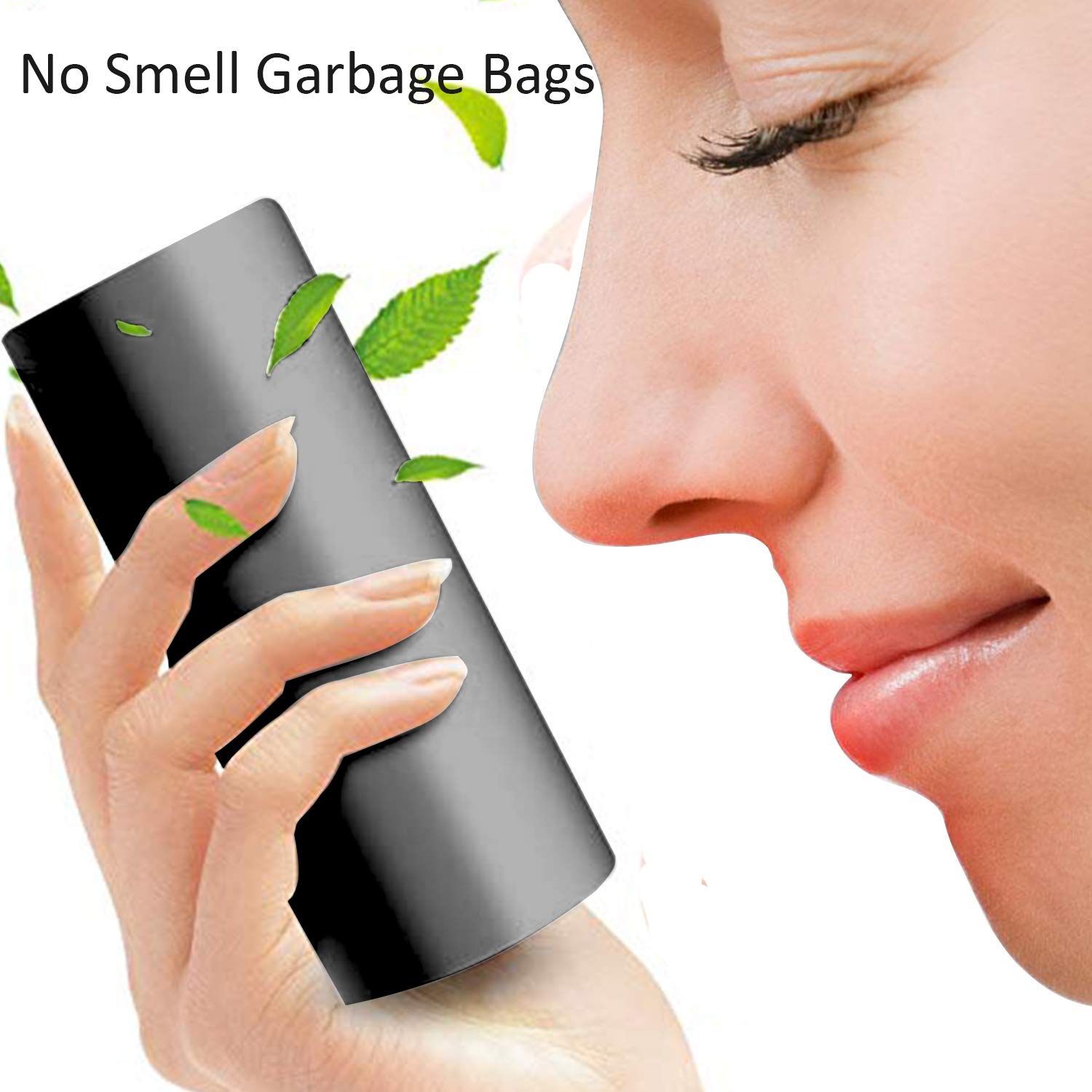 **4 Gallon Small Trash Bags with Handle-Tie - 100 Count (5 Pack) | Leak-Proof Waste Bags for Bathroom, Kitchen, Office, Bedroom & Picnic | Perfect for Small Trash Cans & Daily Disposal**