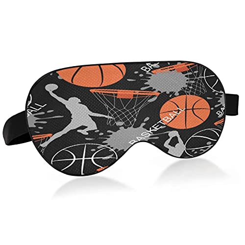 Best Basketball Hoop Sleep Mask for Men & Women - Comfortable Eye Mask for Sleeping, Travel & Relaxation - Perfect for Sports Fans & Light Sleepers