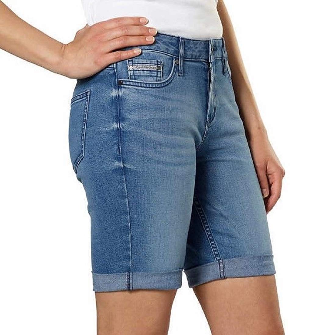 Calvin Klein Jeans Women's Denim City Shorts - High Waisted Stretch Denim Shorts for Women | Perfect for Summer, Casual Outfits & Street Style Fashion