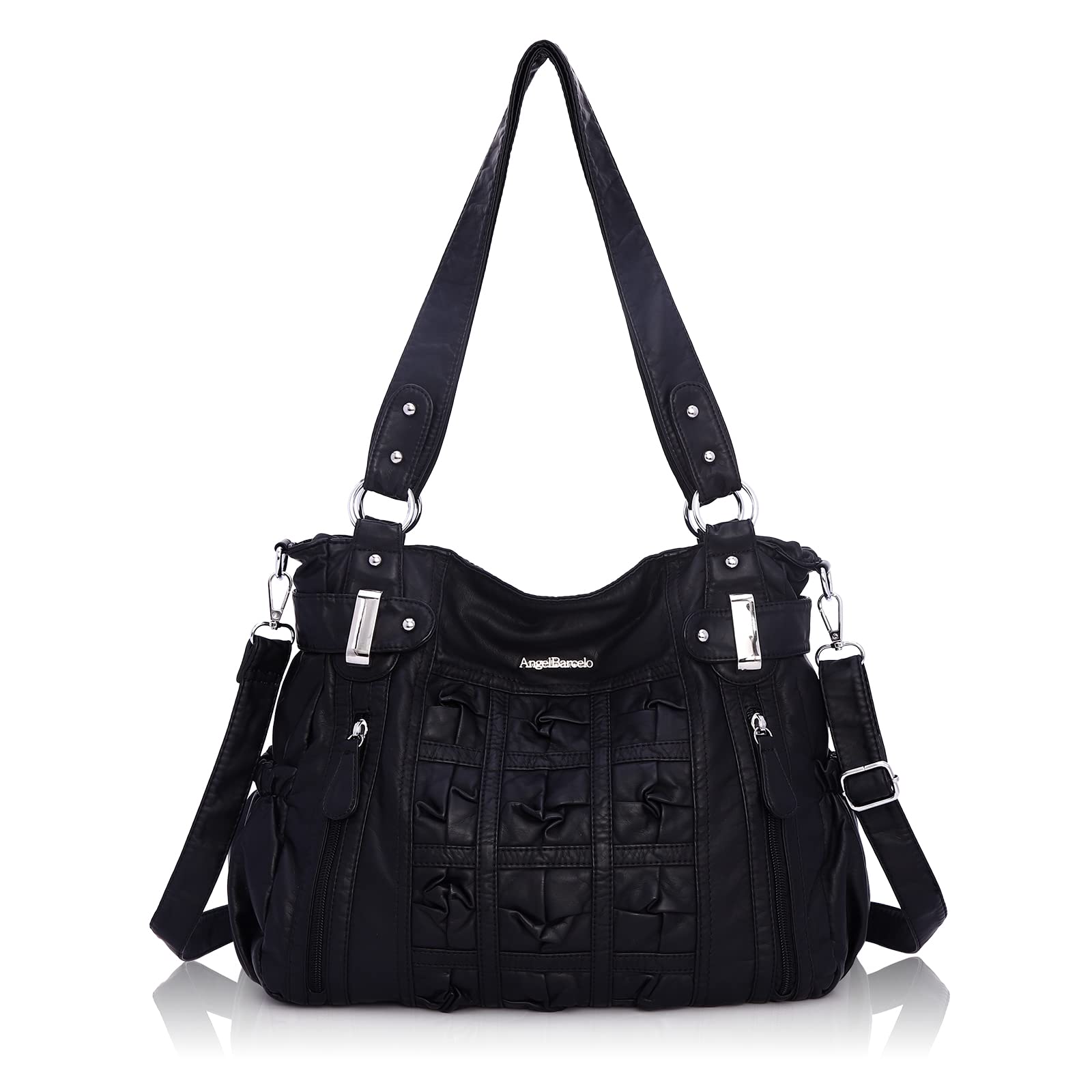 Angel Barcelo Women's Hobo Purses & Handbags - Large Satchel Shoulder Bag for Women | Fashionable & Spacious for Work, Travel & Everyday Use