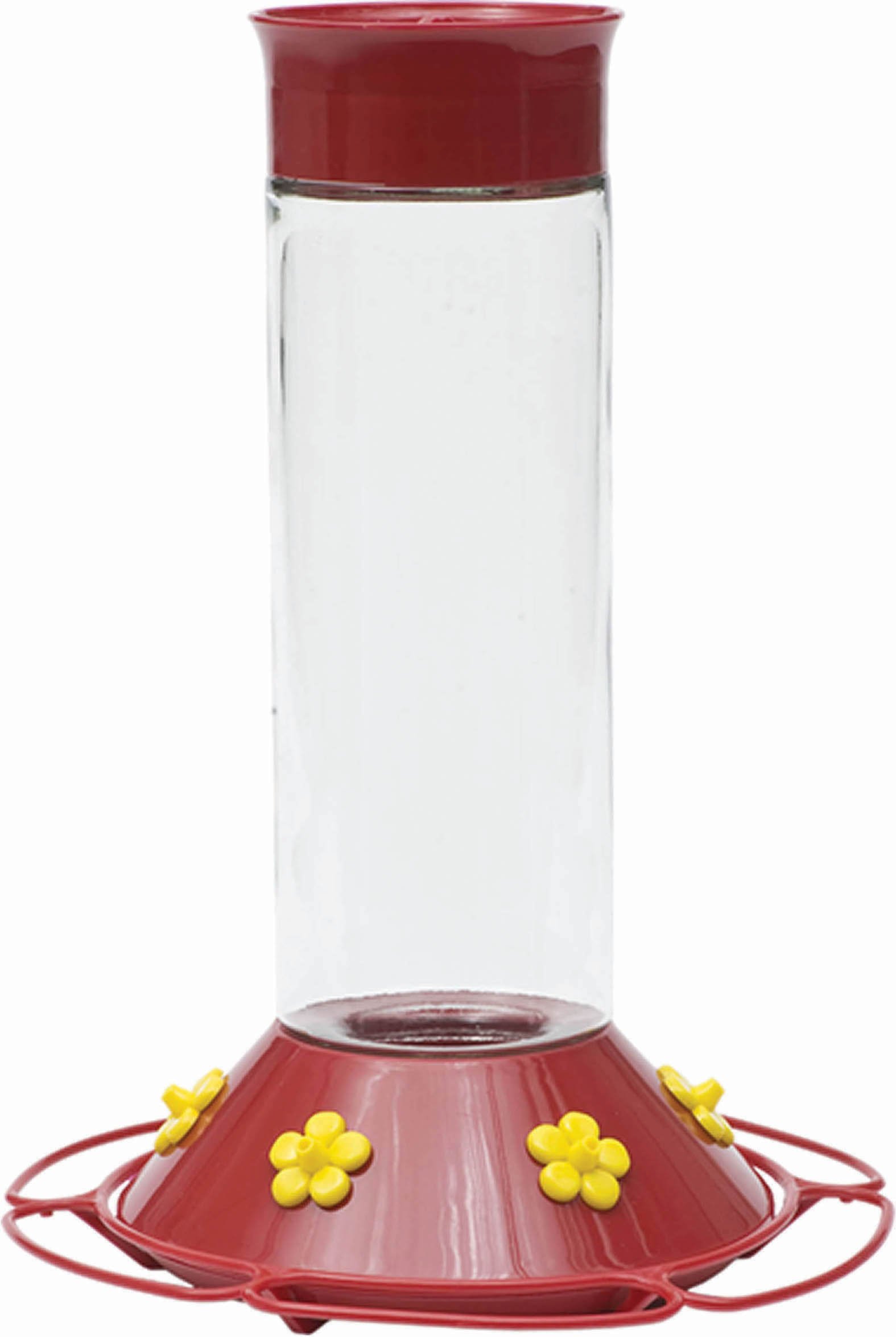 Perky's Best Glass Hummingbird Feeder - Durable & Elegant Outdoor Hummingbird Nectar Feeder for Garden, Patio, and Backyard Bird Watching