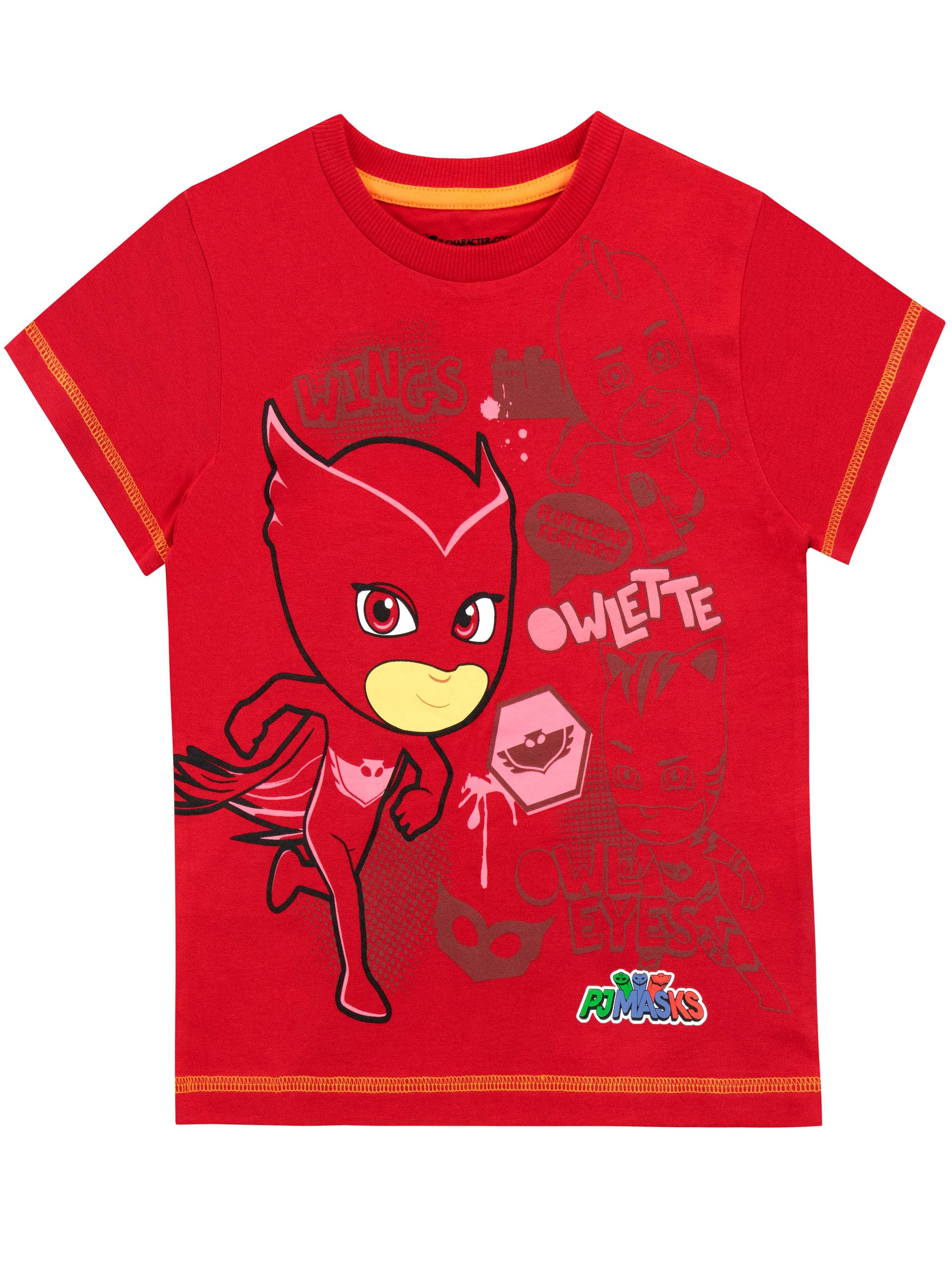 PJ Masks Boys Owlette Graphic T-Shirt - Superhero Costume Tee for Kids - Perfect for Halloween, Cosplay & Birthday Parties