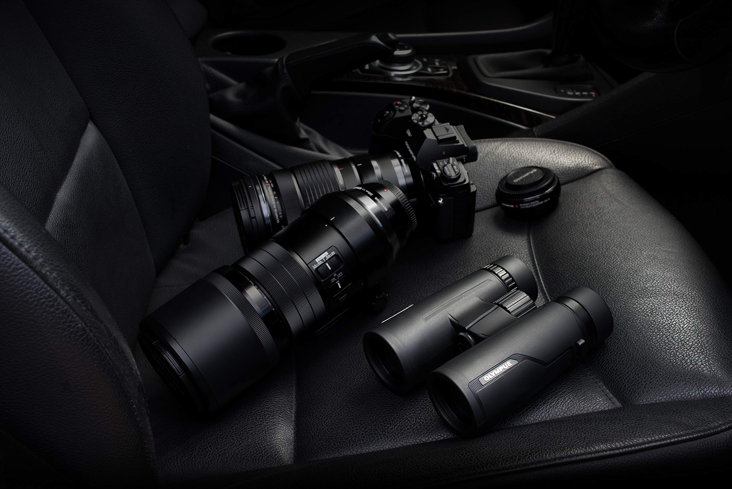 Olympus 10x42 PRO Waterproof Binoculars - High Power Binoculars for Bird Watching, Hunting & Travel - Includes Carrying Case & Neck Strap - Perfect for Outdoor Adventures, Sports Events & Wildlife Observation