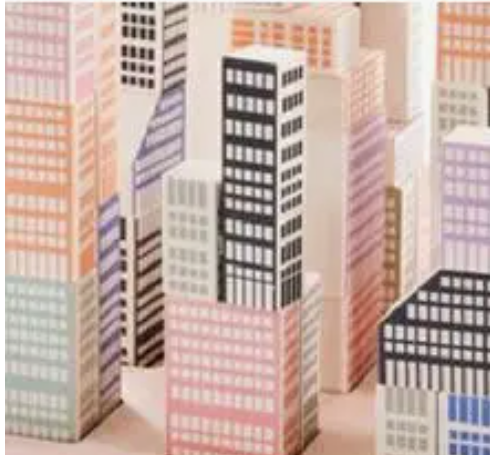 Manhattan Blocks - Premium Wooden Building Blocks for Kids | STEM Learning Toys, Creative Construction Playset | Perfect for Birthday Gifts & Classroom Activities