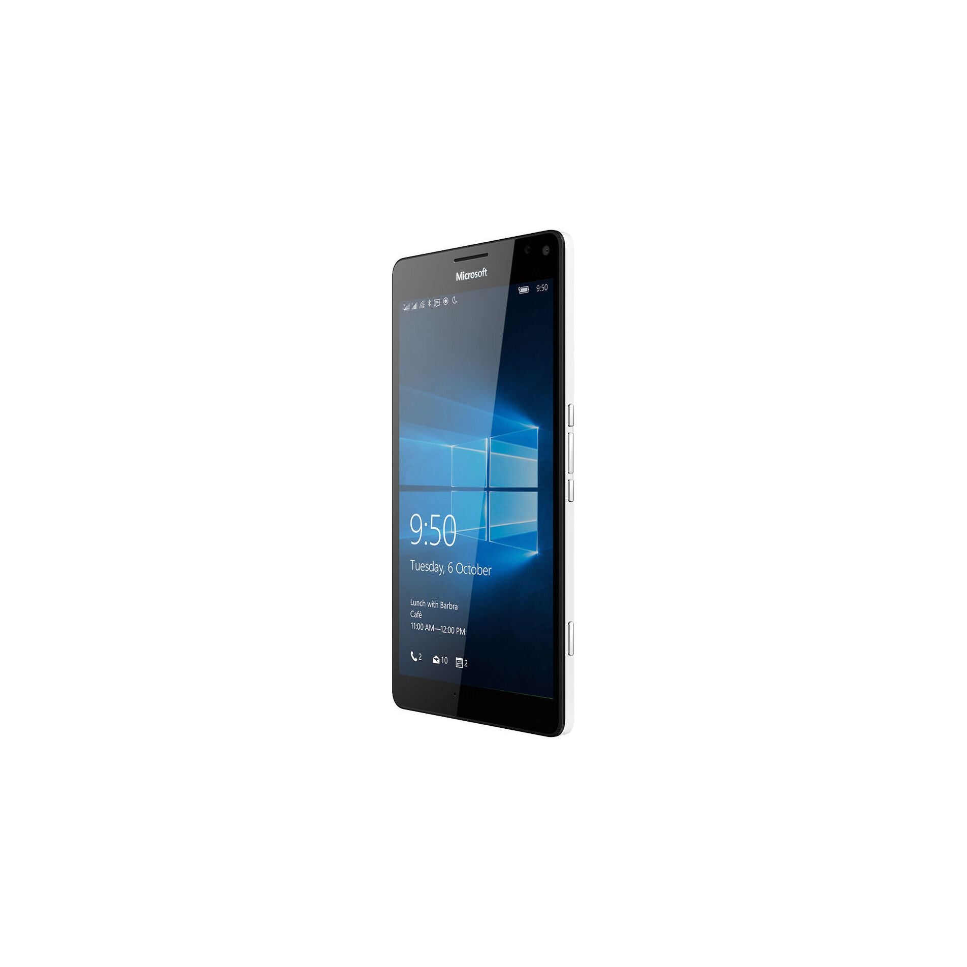Microsoft Lumia 950 32GB Unlocked GSM Smartphone - AT&T Compatible - White Color - Perfect for Business & Travel Use