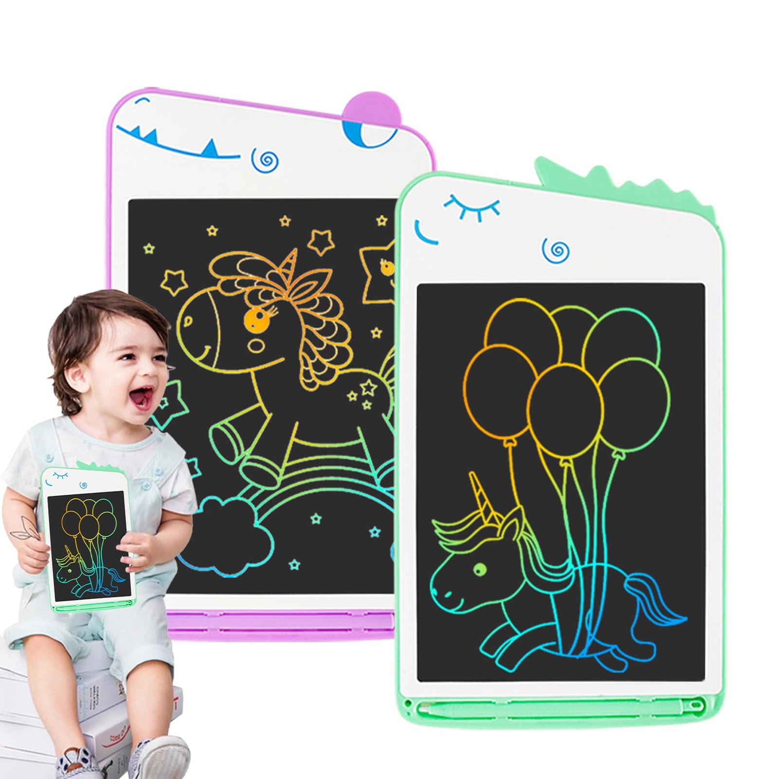 8.5 Inch LCD Writing Tablet for Kids - Colorful Educational Drawing Board for Children 4 Years & Up | Perfect for Road Trips, Travel, School & Home Learning Activities
