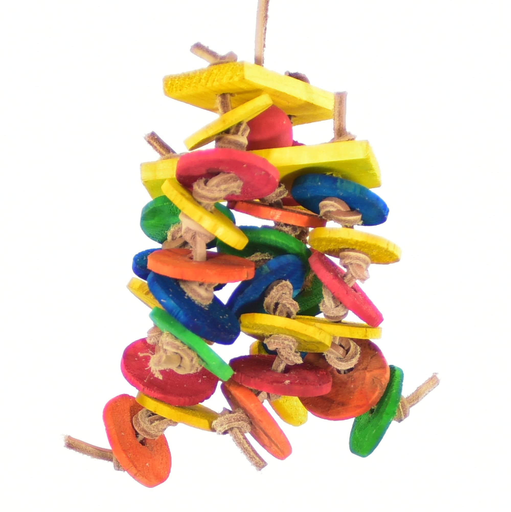 Featherland Paradise Bird Cage Toy - Colorful Chewing & Foraging Toys for Parrots, Parakeets, Cockatiels & Small Birds | Perfect for Cage Enrichment & Mental Stimulation