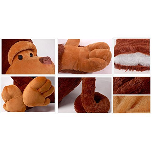Joyfay 43-Inch Giant Plush Monkey Gorilla Stuffed Animal - 100% New Materials, Pennsylvania Certified Safe for Kids | Perfect for Nursery Decor, Birthday Gifts & Cuddling