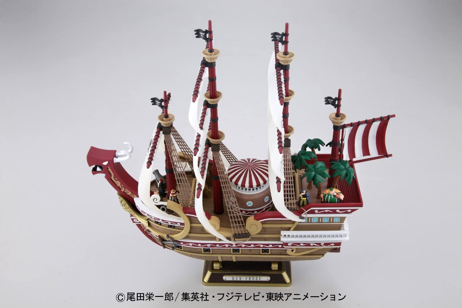 Bandai One Piece Sailing Ship Collection - Red Force Pirate Ship Model Kit for Anime Fans & Collectors | Perfect for Display, Gifts, and Cosplay Props