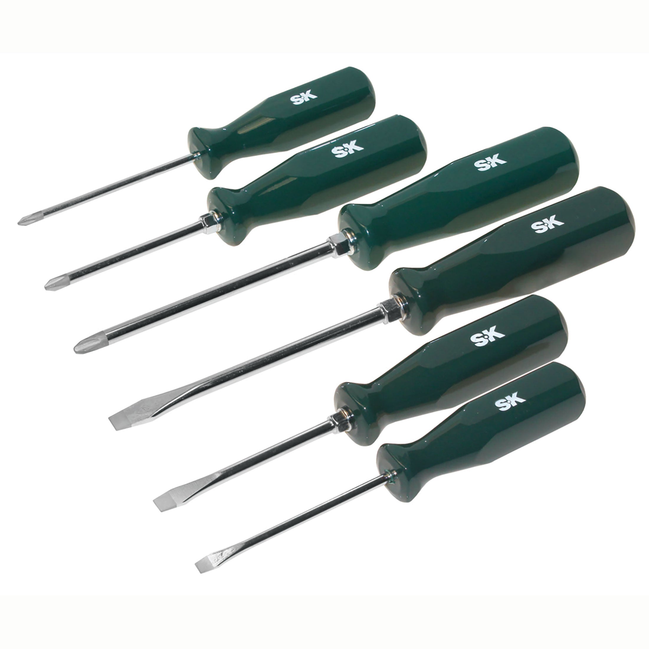 6-Piece SureGrip Automotive Screwdriver Set - Non-Slip Handle for Car, Home & DIY Repairs - Perfect for Mechanics and Handymen