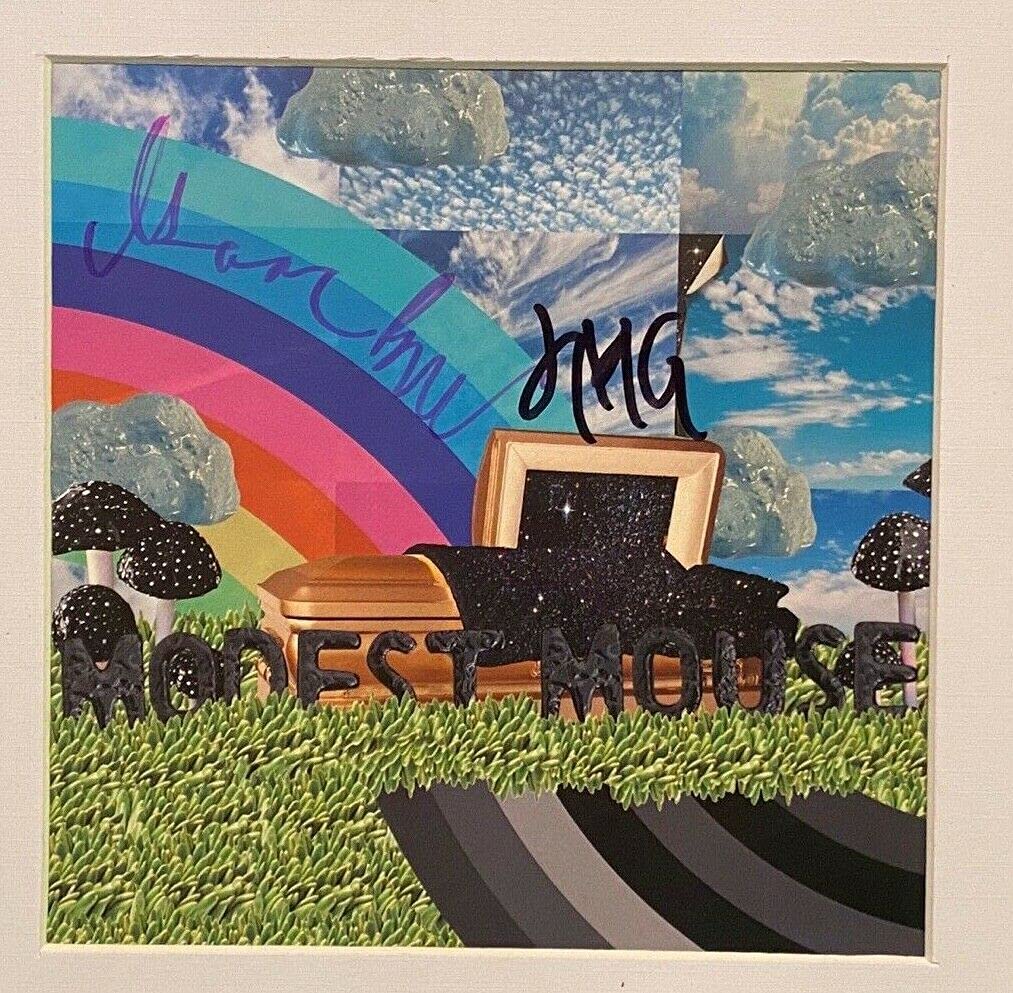 Modest Mouse Signed The Golden Casket Framed CD Cover Display with Isaac Brock Autograph + COA - Limited Edition Music Memorabilia for Home Decor & Collector's Display