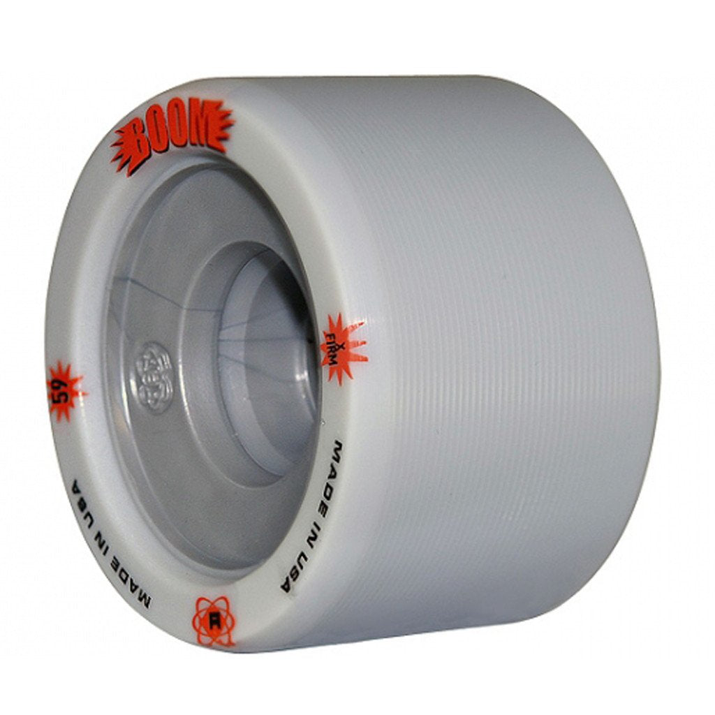 Atom Boom HP 62mm/38mm Roller Skate Wheels 4 Pack - High Performance Outdoor/Indoor Skating Wheels for Speed and Durability - Perfect for Rink, Park, and Street Skating