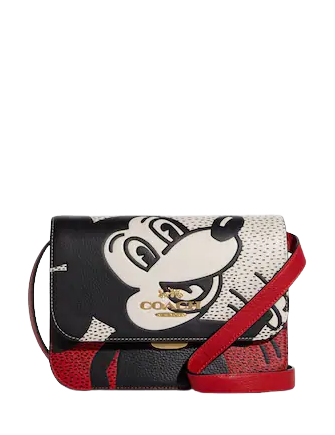 Coach Disney Mickey Mouse X Keith Haring Brynn Crossbody Bag - Stylish Mini Shoulder Purse for Women, Perfect for Parties, Travel & Everyday Use