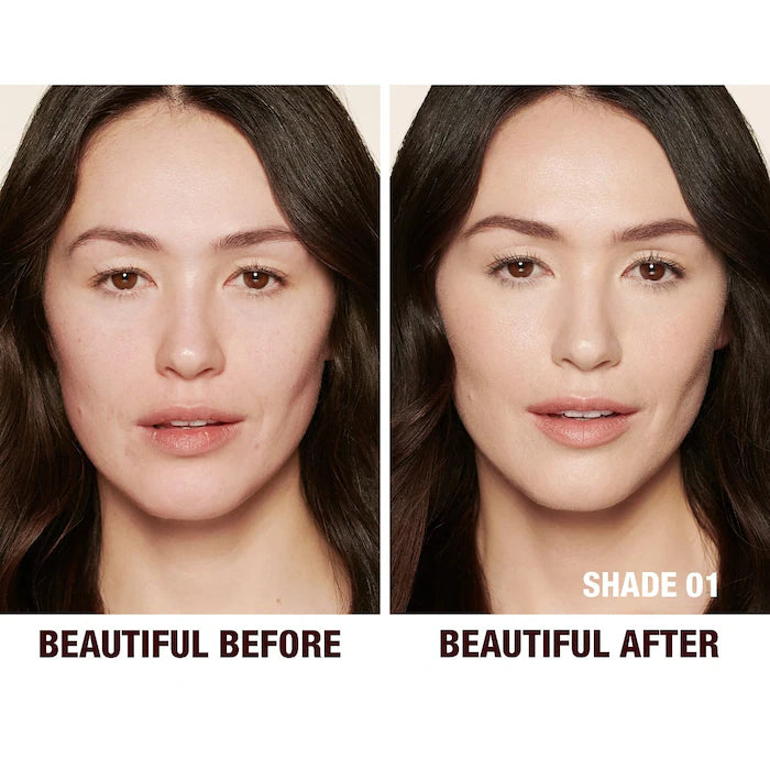 Charlotte Tilbury Beautiful Skin Hyaluronic Acid Corrector – Hydrating & Plumping Under-Eye Treatment for Dark Circles & Fine Lines | Perfect for Daily Skincare & Makeup Prep
