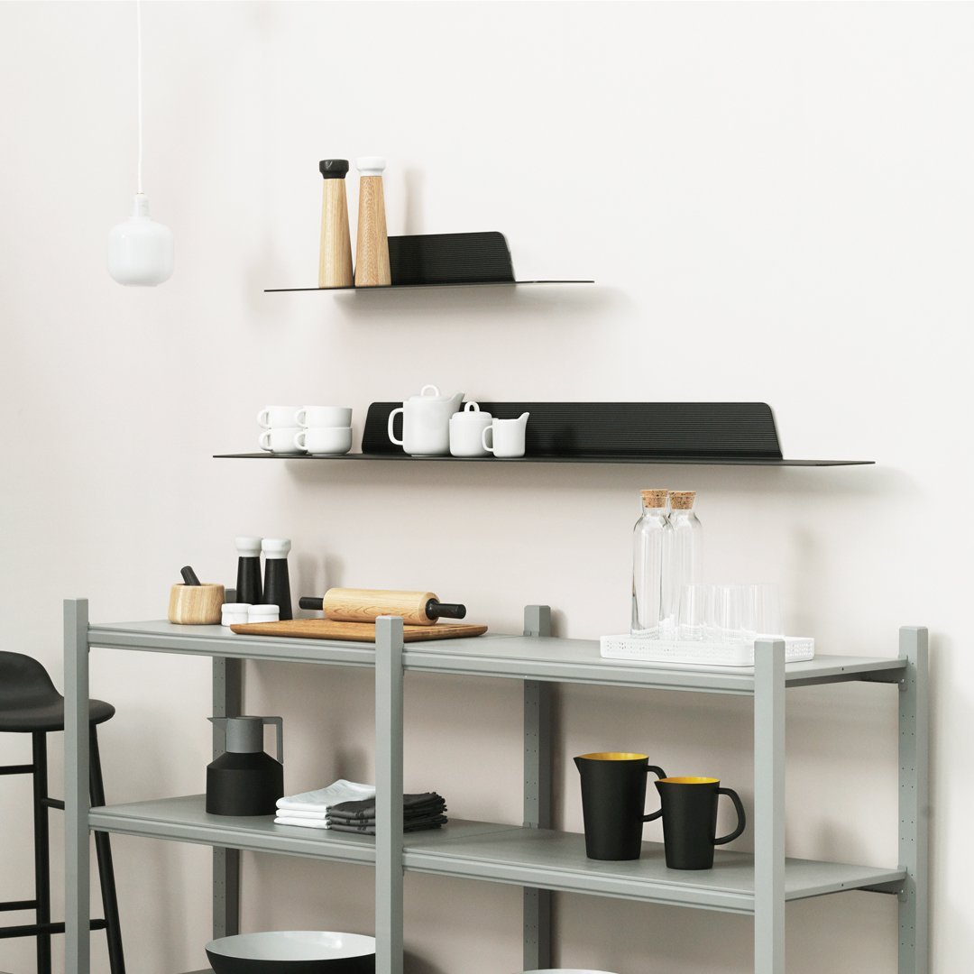 Normann Copenhagen Legal Jet Shelf - Modern Wall Shelf for Home & Office Storage - Perfect for Living Room, Bedroom, and Kitchen Organization