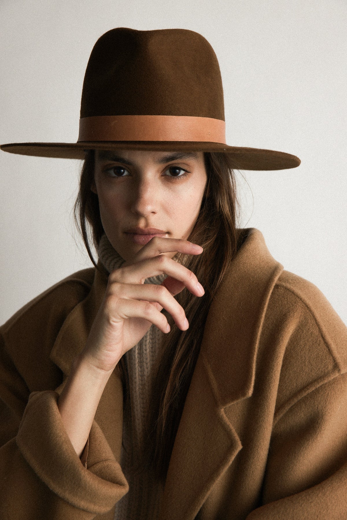 Janessa Leoné Stewart Hat in Whiskey - Wide Brim Sun Hat for Women, Summer Beach Hat with UPF Protection, Boho Fashion Accessory for Outdoor, Travel, and Vacation