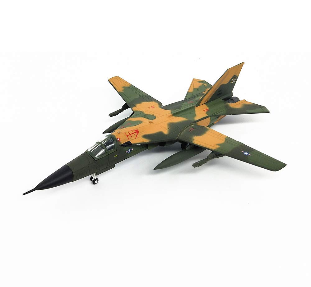 1/48 Scale US F-111 Aardvark Fighter Bomber Model - Highly Detailed Military Aircraft Collectible for Adults - Perfect for Home Office Decor, Aviation Enthusiast Gifts & Model Display Collections