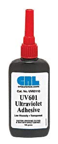 CRL UV60110 Low Viscosity UV Adhesive Glue - 100g for Jewelry Making, Glass Bonding & Electronics Repair