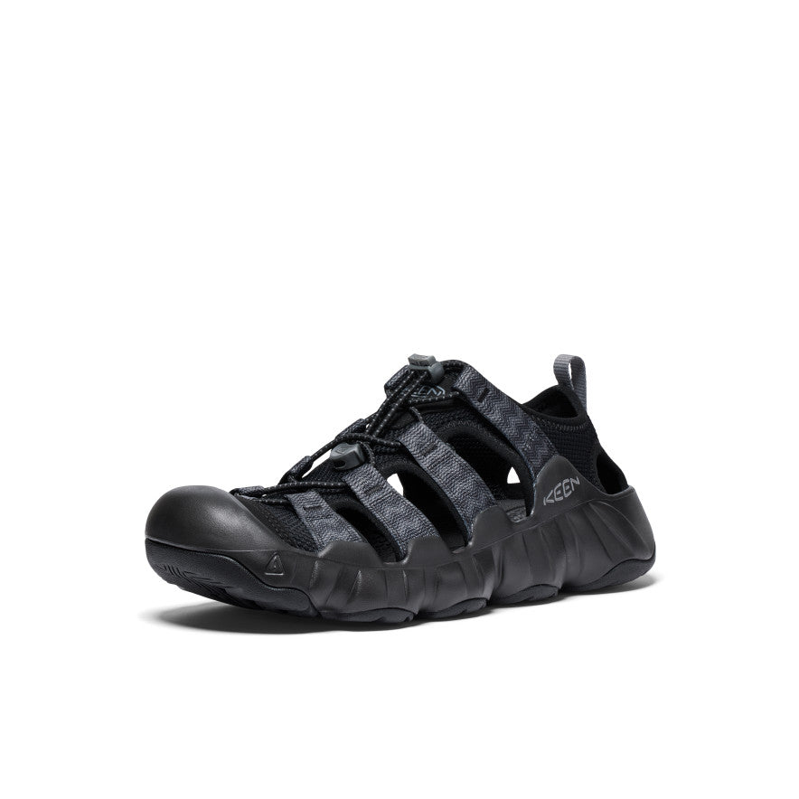 Men's Hyperport H2 Sandal - Lightweight Hiking & Water Shoes for Outdoor Adventures | Black/Steel Grey | Perfect for Trail Running, Beach Walking & Travel