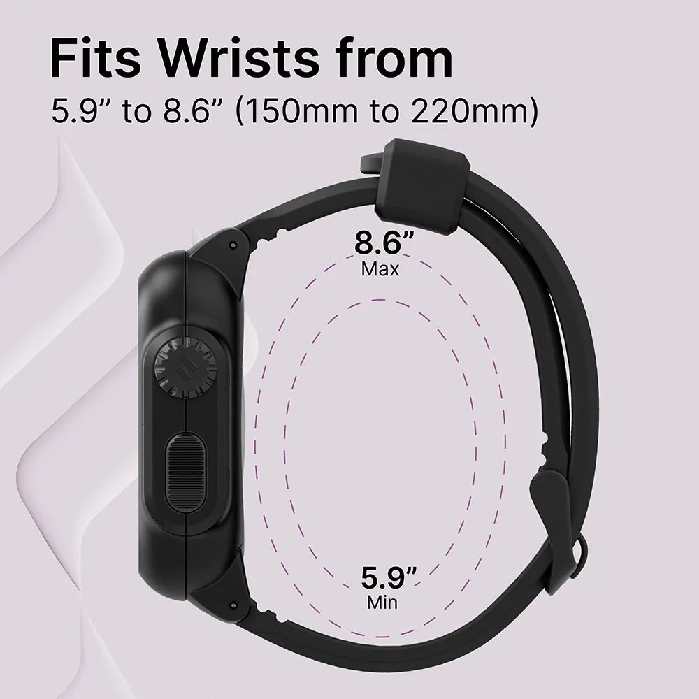42mm 100M Waterproof Case with Band for Apple Watch Series 3/2 - Durable Protection for Swimming, Surfing & Outdoor Activities