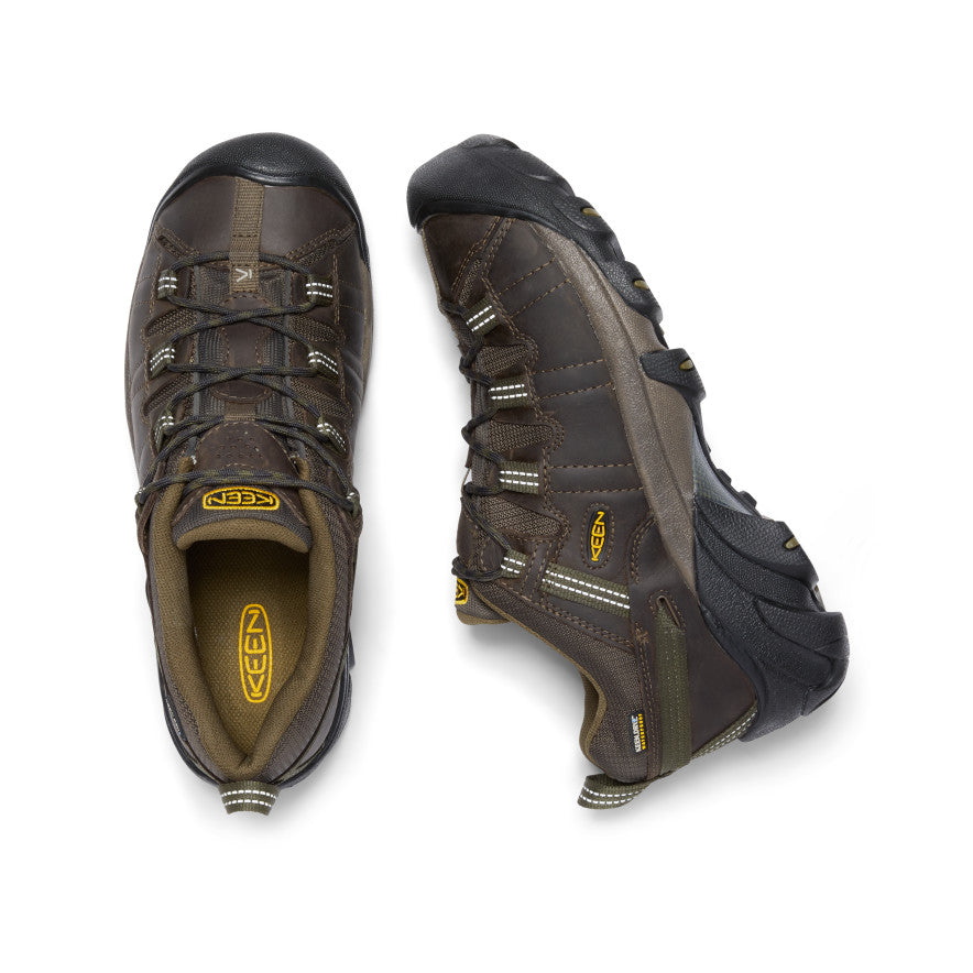 Men's Targhee II Waterproof Hiking Boots - Canteen/Dark Olive | Outdoor Trekking & Trail Running Shoes for Men
