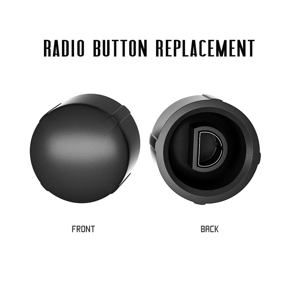 RDBS Stereo Radio Volume Control Knob Replacement (Compatible with GM 16199583 & Select GM Vehicles) - Perfect for Car Audio Repair & DIY Upgrades