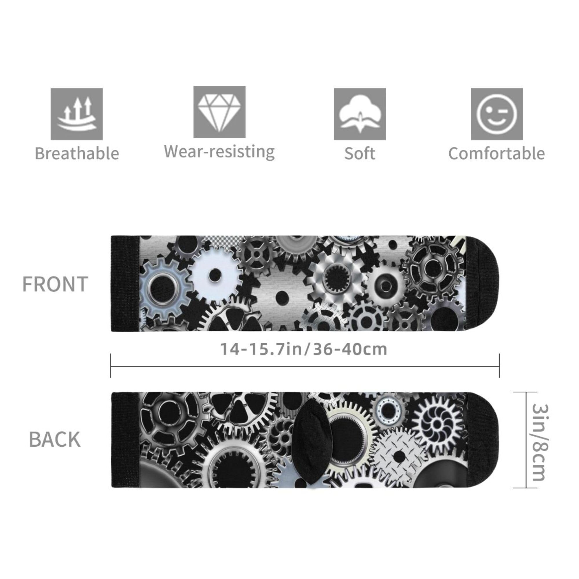 Mechanical Engineering Gear Crew Socks - Funny Science Novelty Socks for Men & Women - One Size Fits Most - Perfect for Engineers, Students & STEM Enthusiasts